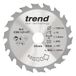 Trend CSB/12518T Wood Circular Saw Blade, 125mm Diameter, 20mm Bore, 18 Teeth