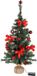 HI Kunstboom/kunst kerstboom - 75 cm - met kerstversiering en kerstverlichting