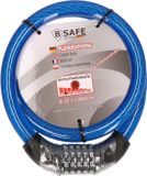 Merkloos / Sans marque Bahama Warenvertriebs Gmbh Hoogwaardig universeel cijferslot 20 x 1000 mm met cijferslot - zware kwaliteit - cijfersloten gehard staal met rubberen bemanteling Blauw