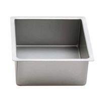 Decora Vierkante aluminium bakvorm 10cm hoog 10cm - 8024622050870