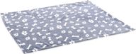 Flamingo Zuma Fleece Deken Grijs Bot/poot 100x150cm