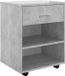 vidaXL Rolkast - 46x36x59 cm - Bewerkt Hout - Betongrijs