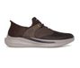 Skechers Slade Macklin Leren Slippers Bruin Maat 40