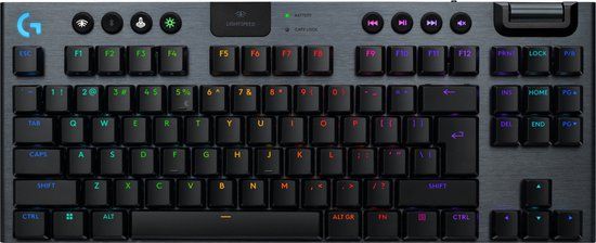 Logitech G G915 X LIGHTSPEED TKL Wireless Gaming Keyboard - Black - US INT'L QWERTY