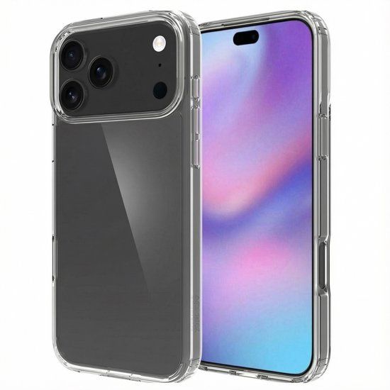 Accezz Xtreme Impact Backcover 2.0 - Transparant - Geschikt voor Apple iPhone 17 Pro Max