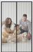 Moustiquaire de porte – Moustiquaire magnétique – Filet résistant avec aimants puissants pour portes coulissantes – Installation facile (97 x 210 cm) – Protection anti-insectes mains libres