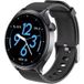 Maoo GTR Serie 2 Smartwatch Heren - Stainless Steel en TPU bandje - Stappenteller - Hartslagmeter - Slaapmonitor - Multisport - Geschikt voor Android en iOS - Zwart