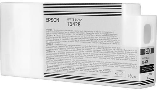 Epson T6428 Matte Black Ink Cartridge (150ml) single pack / zwart