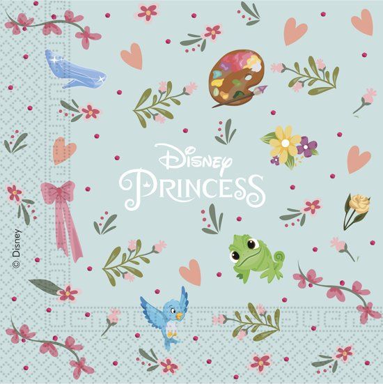Disney Princesses Retro Servetten - 20 Stuks
