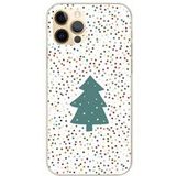 1001 coques Apple iPhone 12 Pro kerstboom siliconen hoesje