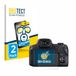 BROTECT - Screenprotector voor Canon PowerShot SX70 HS - Folie Beschermfolie transparant 2 Stuks