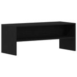 vidaXL Tv-meubel 100x40x40 cm spaanplaat zwart eikenkleurig