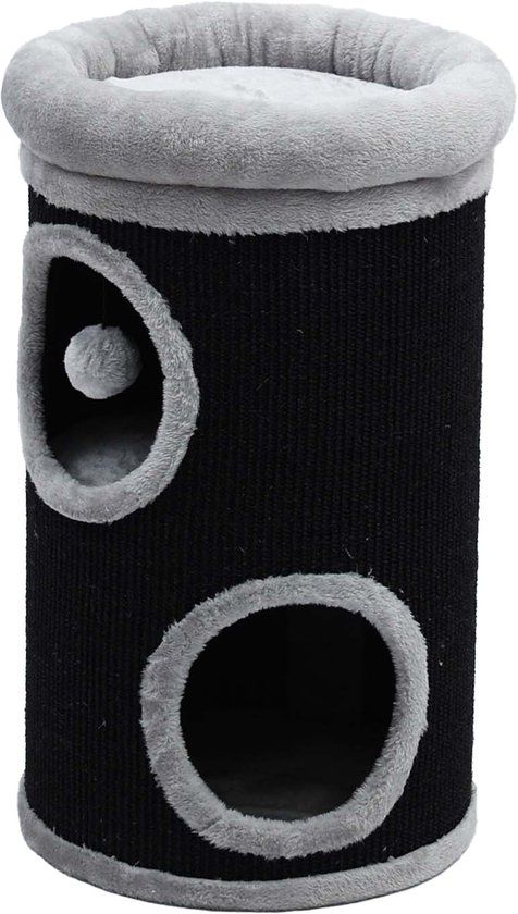 Gebr de boon Boon Klimton Sisal 2 Gaats Zwart/Grijs 66x38cm