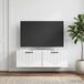 Maison Exclusive Meuble TV mural blanc 98 x 31 x 30 cm panneau de particules