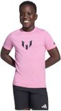 Adidas Messi Name&number Graphic T-shirt Met Korte Mouwen Roze 11-12 Years Kinderen