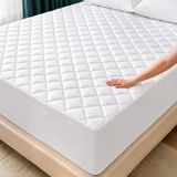 Utopia Bedding Gewatteerde matrasovertrek (full-size), rekbaar tot 40,6 cm hoogte