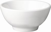APS GF140 Melamine Ronde Schaal, 4 cm Item Hoogte, Puur Wit