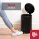 Dirt Devil Pedaalemmer 12 Litres - Inox - Noir