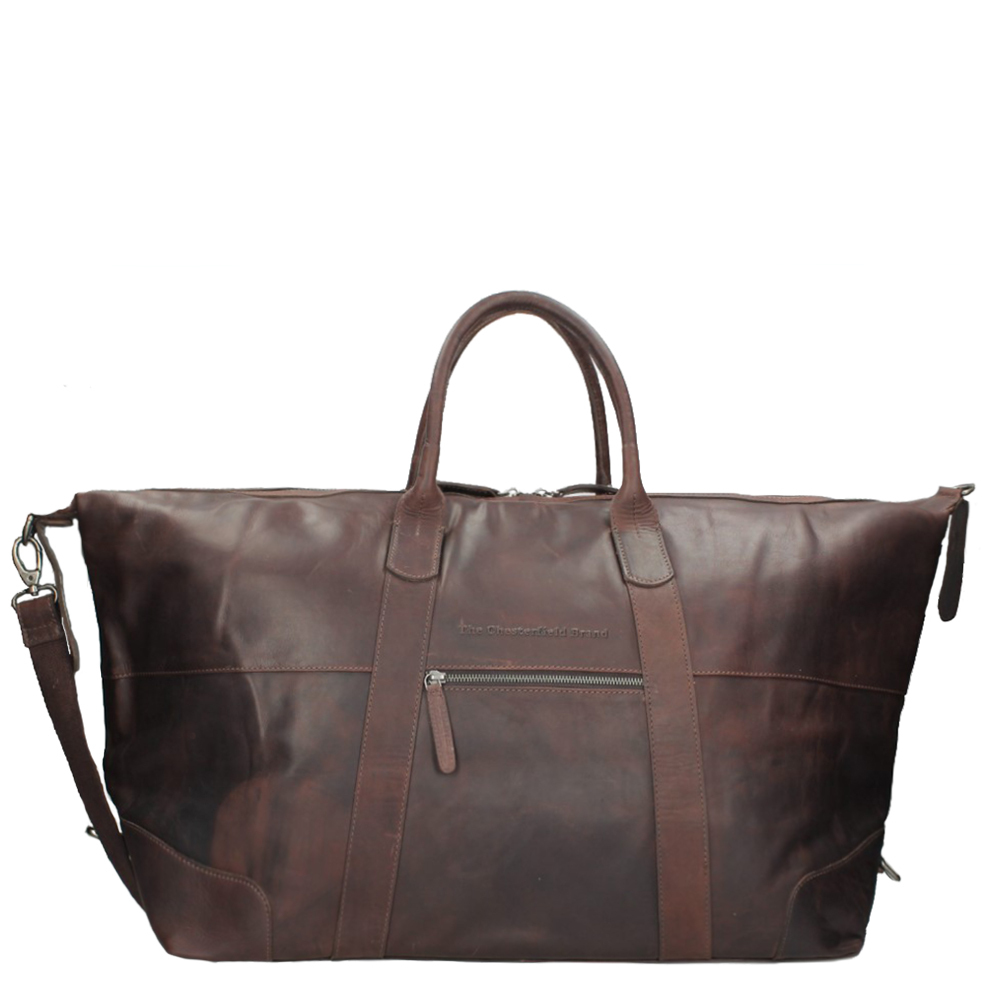 The Chesterfield Brand Portsmouth Travelbag brown Weekendtas Bruin