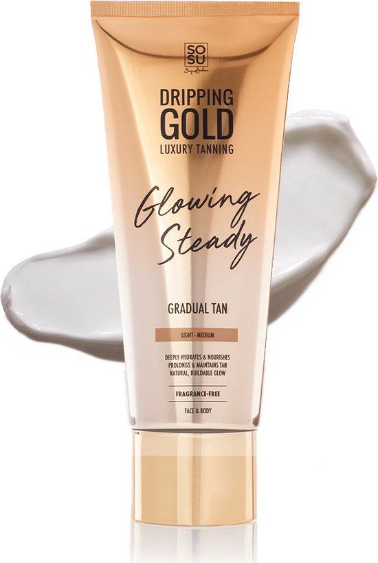 SOSU Dripping Gold Gradual Tan Light Medium - 100ml
