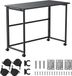 Maclean - Inklapbaar bureau - verrijdbaar - blad 100x50cm, max. 50kg, MC-1250 B - Zwart