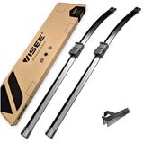 Visee Hexa Flatblade Essuie-glaces Avant Noir 2 Pièce(s) Convient pour Fiat Croma