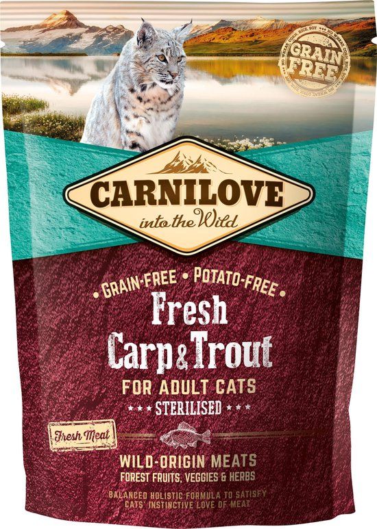 Carnilove Fresh Carp & Trout (Cat) - 6 kg