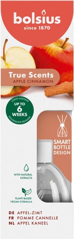 Bolsius True Scents Geurstokjes - Apple Cinnamon - 60 ml