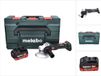 Metabo W 18 LT BL 11-125 Snoerloze haakse slijper 18 V 125 mm borstelloos + 1x accu 8.0 Ah + metaBOX - zonder lader