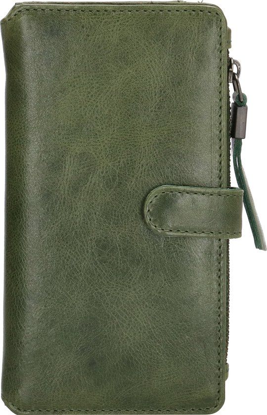 Micmacbags Porto Telefoontasje - Groen - Leer
