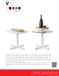 Officinanove OF 573544 Vito Tafel met Draaiplateau - Wit - Metaal
