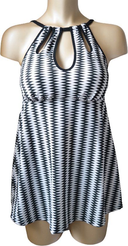Sunflair Ethno Tankini Set - Striped - Black/White - 40B / 80B + 40