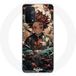 Maniacase Hoesje voor Oppo A74 5G Demon Slayer Tanjiro Anime Manga