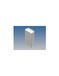 Aluminium behuizing - wit - 160 x 85,8 x 36,9 mm - met flange