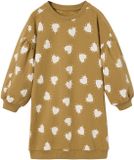 Vertbaudet Robe sweat courte à imprimé floral