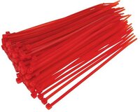 ABC-LED Kabelbinders Tie-Wraps 160x2.5mm Rood