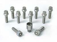 H&R Wielboutenset konisch M14x1.50 - Lengte 45mm - 10 stuks - incl. wielsloten
