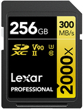 Lexar 256GB SDXC Class 10 Memory Card - 300MB/s Read, 260MB/s Write