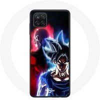 Maniacase Hoesje voor Samsung Galaxy A12 Anime Dragon Ball Goku en Jiren