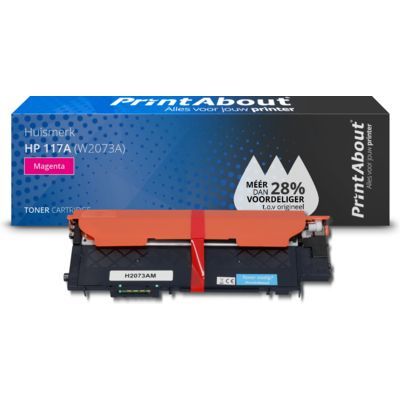 PrintAbout Huismerk HP 117A (W2073A) Toner Magenta | Compatible