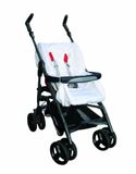 Italbaby Badstof Cover voor kinderwagen en autostoel, wit, meerkleurig, One Size