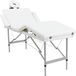 vidaXL - Massagetafel - Inklapbaar - Aluminium Frame - Crèmewit