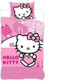 Hello Kitty pink world Dekbedovertrek 140 X 200 cm - 70x90 cm - katoen