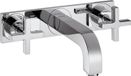 Hansgrohe Axor Citterio Mitigeur de lavabo 3 trous Montage mural F set