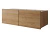 Maisons du Monde Meuble tv modulable 100 cm 2 portes effet chêne