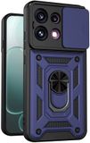 Techsuit Hoesje geschikt voor Oppo Reno16 F/FS - Camshield Back Cover - Blauw