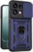 Techsuit Hoesje geschikt voor Oppo Reno16 F/FS - Camshield Back Cover - Blauw