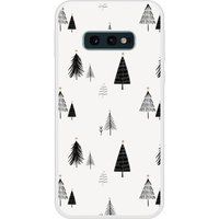 Samsung Galaxy S10e Beschermende Siliconen Case - Elegante Dennenboom