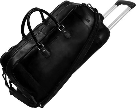 The Chesterfield Brand The Chesterfield Brand Jayven Trolley Travelbag black Handbagage koffer Trolley Zwart