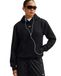Nike Stdo FLC Mw Std Po Sweat à capuche pour femme, Total Black/Sail, S